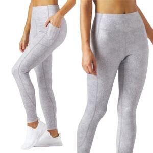 Glyder Taper Legging Print In Grey Static Size Medium
